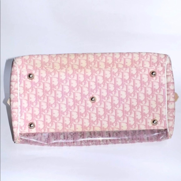 Pink Dior transparent bowling bag - Picture 4 of 4